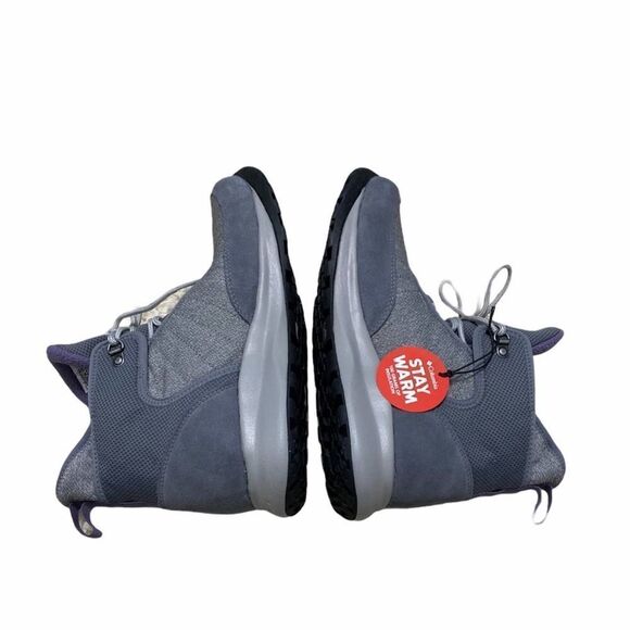 Columbia Nikiski Boots 503 Winter Snow Insulated Waterproof Purple Gray 10.5 - Picture 2 of 10